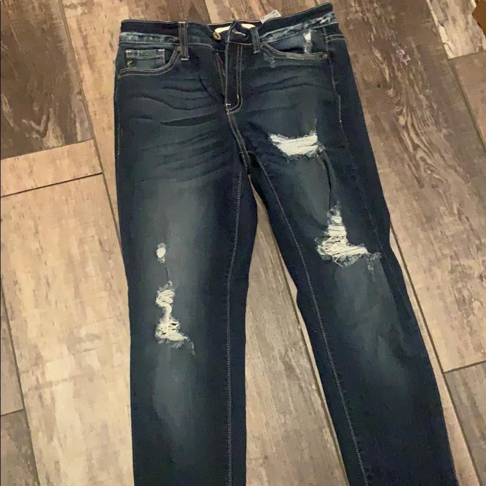KanCans, skinny midrise jeans size 27